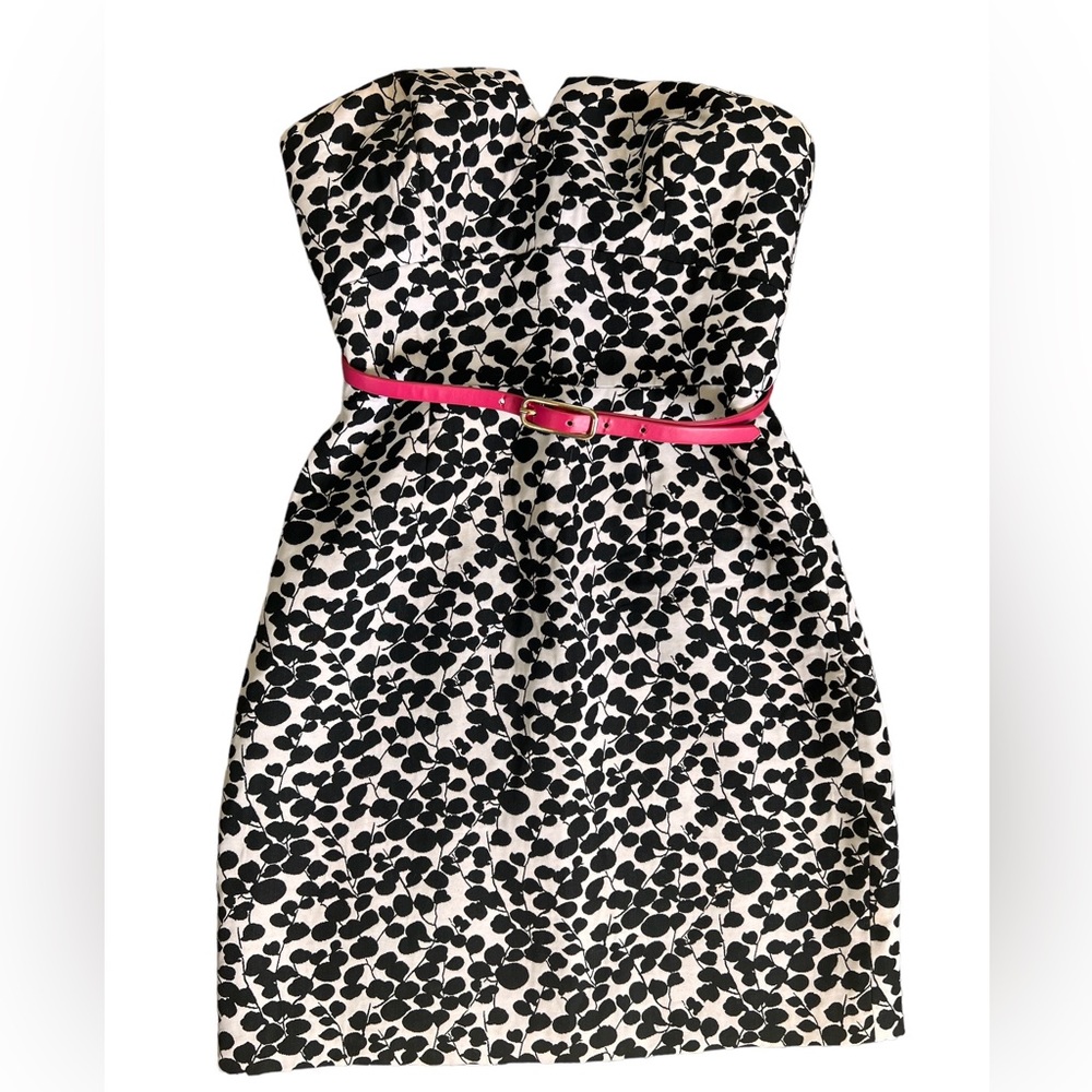 Black and White stylish mini dress